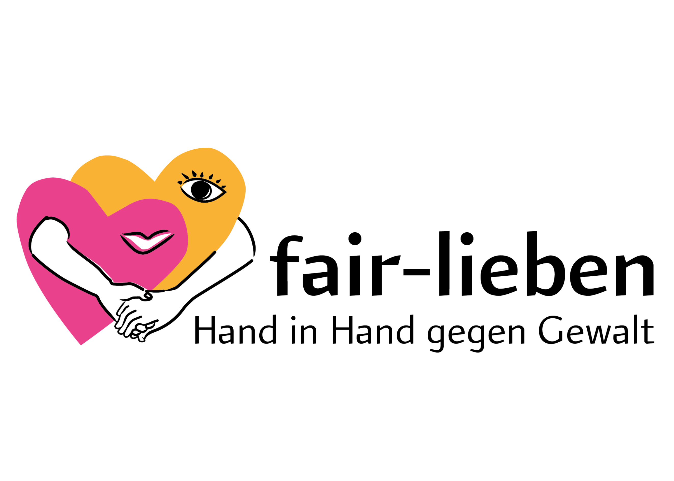 logo fair lieben 70 x 50 cm